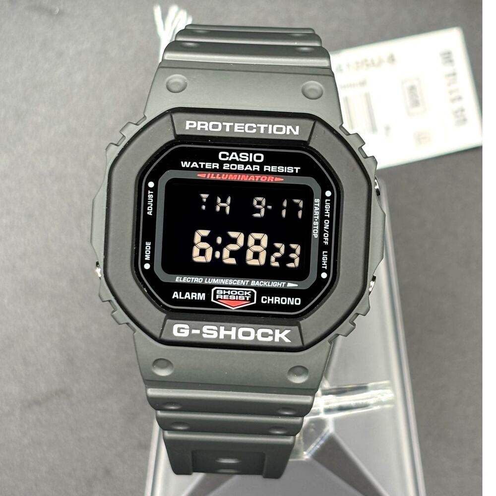 Casio G-Shock DW-5610SU-8 Utility Gray Digital 200M Watch NIBWT Discontinued